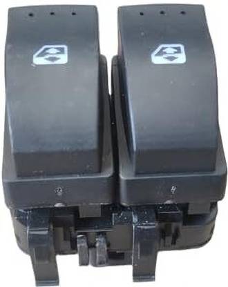 SRMK Power Window Switch Front Right Side For DUSTER BLACK COUPLER (10 PIN) 2 BUTTON Car Power Window Switch