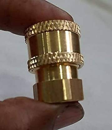 VELVON 14×1.5 Thread FoamLance M14 to 1/4Inch Adapter Quick Connector Brass PipeFitting Pressure Washer