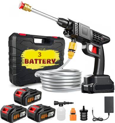 jomlick (3 Battery gun) Wireless High Pressure Car Washer&Car Cleaning Pressure Washer