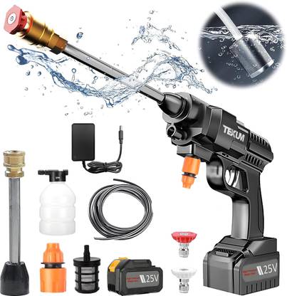 TEXUM TX-BPW2 Wireless 1600 Watt ,50 Bar Rechargeable Battery Pressure Washer