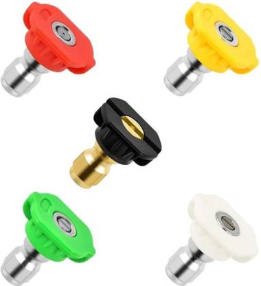 Rexmon High pressure MultiSpray 5 Nozzle Set with Soap Tip Pressure Washer