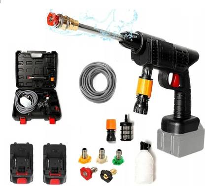 Windwarrior 48V Portable Washer with Fast Charger and High Pressure washer with 5 tips Pressure Washer
