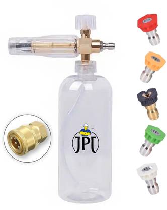 JPT Combo Heavy Duty Foam Lance with 5PCS Nozzle Set and Quick Connector Spray Gun
