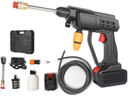 MOSHTU 48V Portable Pressure Washer with Rechargeable Battery Cordless Gun Pressure Washer