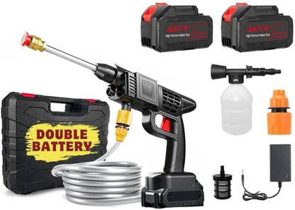 HAIYUN Rechargeable Electric Portable High Pressure Water Spray Gun with 2*Battery Pressure Washer