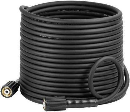 STARQ Hydraulic Hose Pipe 15Mtr with M22 Hose Pipe Steel Braided Rubber Hose Spray Gun