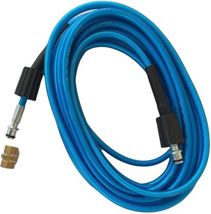 TRIG 11 Mtr Nylon Hose Pipe with M22 Connector for Domestic Car High Pressure Washer Pressure Washer