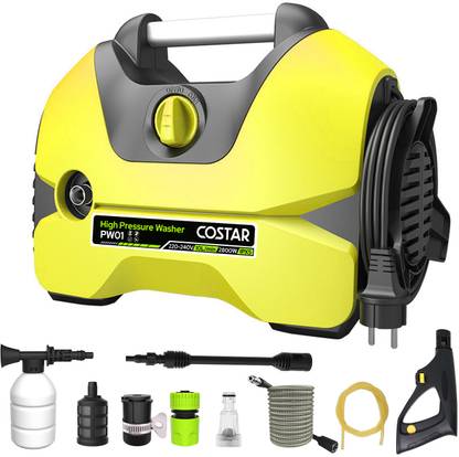 Costar Flash Yellow 150 Bars| 10L/Min Flow Rate | 15 Meters Cleaning Range | Portable Pressure Washer