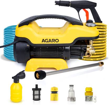 AGARO Supreme Plus 2200 Watt, 8L/Min Flow Rate, 140 Bar,8M Outlet Hose, Car-Bike, High Pressure Washer