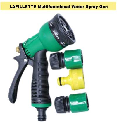 LAFILLETTE 7 in 1 Multifunctional Water Spray Gun For Garden/Car Washing/Vehicle Cleaning Spray Gun. Spray Gun