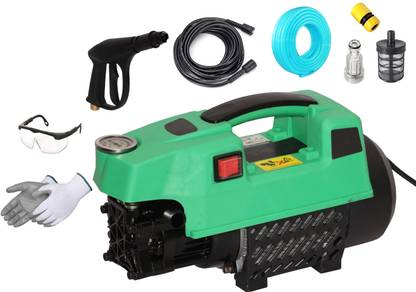 Digital Craft Portable High-Pressure Water Pump Car Washing Machine 220V Small Household Automatic Induction Water Gun Cleaning Tool Equipment Electric Pump, for Garden Cleaning Pressure Washer