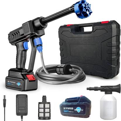 SKYBUCKET Car Washer Cordless Powerful Car Pressure Washer 80-100 Bar with Carry Case Pressure Washer