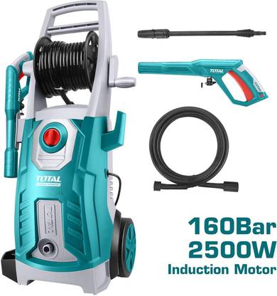 TOTAL 2500W 160 Bar( 2300 PSI )with TSS Auto Shut Off and Copper Wire Induction Motor Pressure Washer