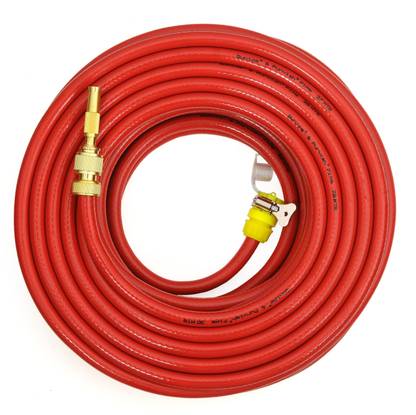 SUNICE 15 Meter 3-Layered Red Braided Heavy Duty Flexible Pipe Diameter Size½’’,12 mm | Spray Gun