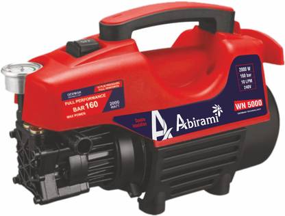 Abirami High Pressure Car Washer Machine 2000 Watts and Pressure 160 Bar(Big Red) Pressure Washer
