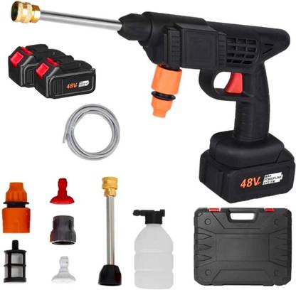 jeqooli Cordless Portable Wireless Pressure Washer Gun Car pressure gun 48v Spray Gun