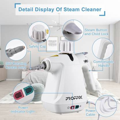 PROFFIX 100 °C 1000 Watts Steam cleaner Pressure Washer