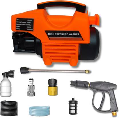 ANTHEM Car Washer Pressure Pump, 150 Bars, 10L/Min Flow Rate, 8 Meters Outlet Hose Pressure Washer