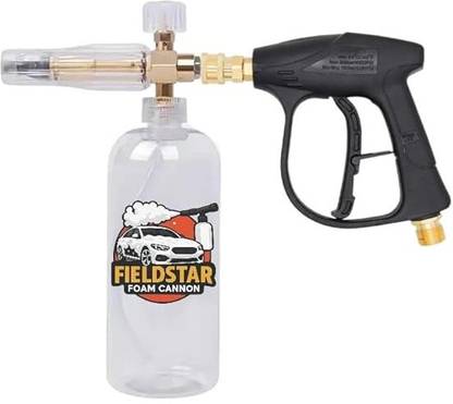 Fieldstar Car Pressure Washer Gun with Foam Cannon 1L | 1/4" Connector, Fits STARQ & More Pressure Washer
