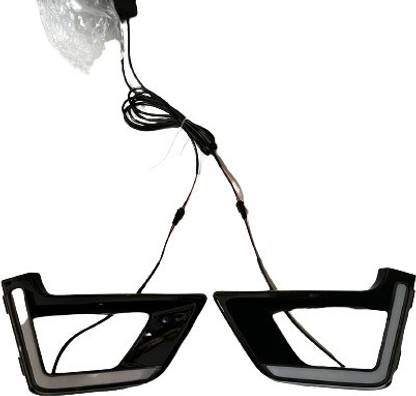 pitzone Fog Lamp Drl - LED DRL Fog Lamp Compatible with XUV 300 - Set of 2 Car Reflector Light