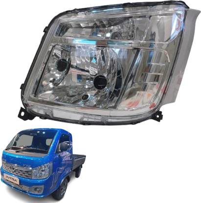 Apsmotiv Front Headlight Assembly for Tata Intra V30 (Left/Passenger Side) Without Bulbs Car Reflector Light