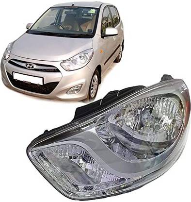 DIGICOP WITHOUT WIRE Left/ Side Headlight Assembly for Hyundai I10 2011- 2013 Type 2 Car Reflector Light