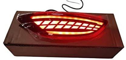 pitzone Rear Bumper Reflector LED Compatible for Verna Fluidic - Set of 2 Car Reflector Light