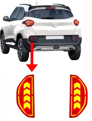 JUST MOD Tata Punch 2021 Matrix + Scan Reflector with Running Indicator Type - B Car Reflector Light
