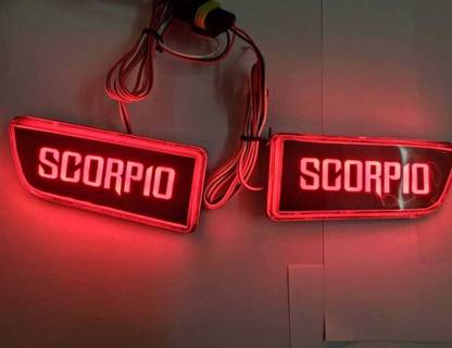 INDMOTIVE REAR BUMPER LED REFLECTOR LIGHT ( MATRIX & SCANNING ) FOR MAHINDRA SCORPIO Car Reflector Light