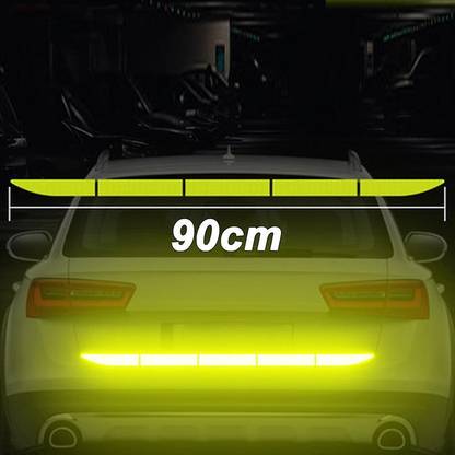 Mr fix Car Dicky Reflective Warning Safety Sticker Series B9 Car Reflector Light