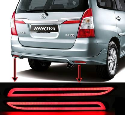 EliteAuto Premium (Taiwan Quality) Led Brake Light for Bumper(Rear/Back) Drl New Design Car Reflector Light