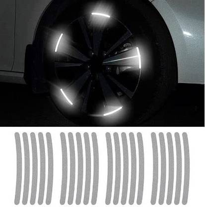 GMA White Night Safety Suitable for Tata Indigo Car Reflector Light