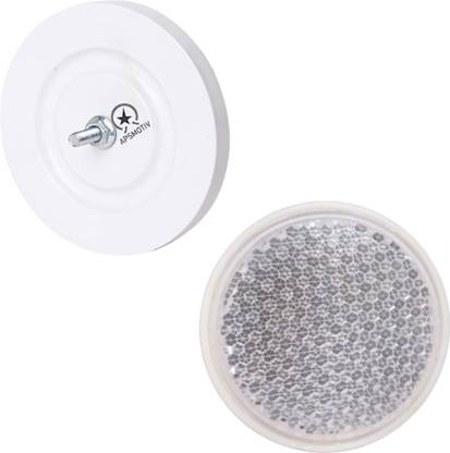Apsmotiv Clear Reflector Round Shape for Bus Tractor Truck Trailer & Universal Vehicle Car Reflector Light