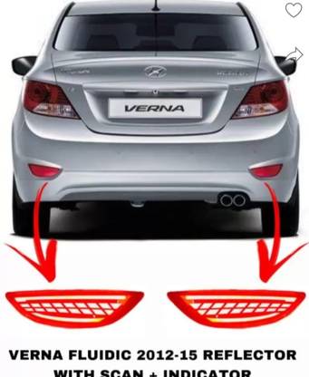 Emmet Hyundai Verna 2012-14 Reflector light metrix indicator set of 2pcs Car Reflector Light