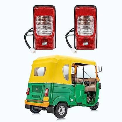 Apsmotiv Three Wheeler Auto Rickshaw 2T & 4T Tuk Tuk Tail Lamp Indicator Assembly Car Reflector Light