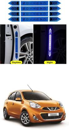 ANSH BEAUTY BLUE Warning Stickers Safety Sign Stickers Compatible with S-antro X-ing Car Reflector Light