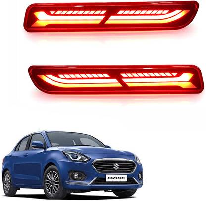 AUTO PEARL Car LED Rear Bumper DRL Brake Light Cat Eye Reflector -F6 Car Reflector Light