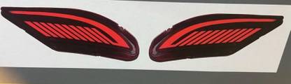 CARMART Rear Bumper Led Reflector for XUV 700 with Matrix Indicator & Scan function Car Reflector Light