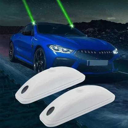Air Wink 2PCS Car Exterior Roof Laser Warning Lights Remote In-Car Long Green Laser Light Car Reflector Light