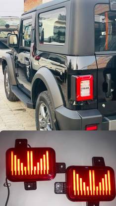DDA ENTERPRISES REAR REFLECTOR MAHINDRA THAR 2020 MATRIX 3 FUNCTION (MODEL:- 2021) WITH 4 WIRING Car Reflector Light