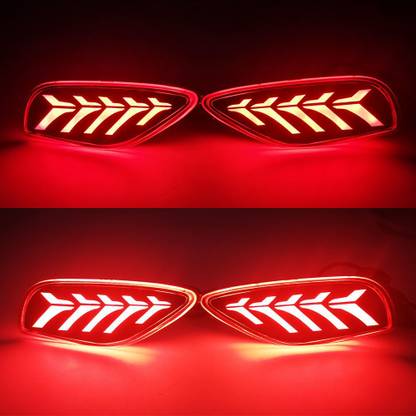 AUTOMOZEXO Hyundai i20 2020,2021,2022,2023 MODELS REAR BUMPER REFLECTOR LIGHT Car Reflector Light