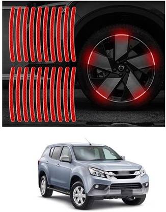 GC BEAUTY red Reflective Decorative Stickers, Night red Reflective Safety Car Reflector Light
