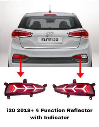 RohanEshop Hyundai i20 (2018+) 4 Function Reflector with Indicator,Reverse Light Type - 4 Car Reflector Light
