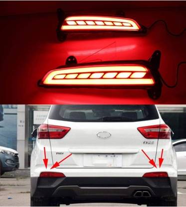 Emmet Creta 2015.2017 LED bumper Car Reflector Light