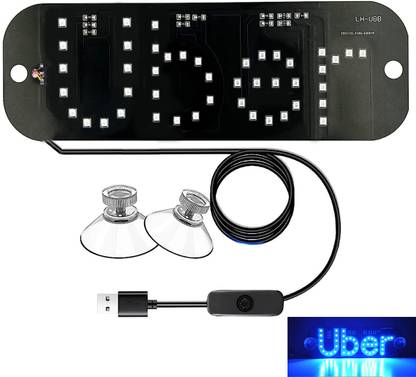 ELEPHANTBOAT Beacon Light for Car LED Light Sign for Car with Suction Cups Car Reflector Light