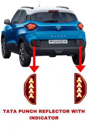 CarMods Tata Punch 2021 Matrix + Scan Reflector with Running Indicator Type - L1 Car Reflector Light