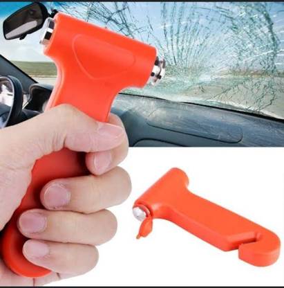 Ashish Enterprises Multi Function Window Glass Breaker Safety Hammer Car Safety Hammer