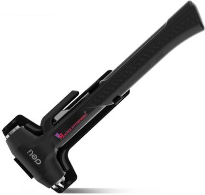MALFAH ENTERPRISES DELI DL871001 ELECTRICAN KNIFE SAFETY HAMMER RUBBER HANDLE BEND Car Safety Hammer