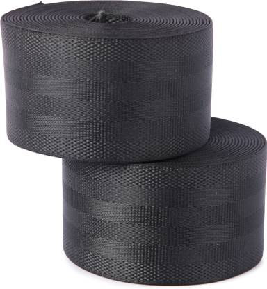 TEXMAX VENTURES 48mm seat belt type polyester webbing for two seats(Pack of 4 rolls) Car Seat Belt