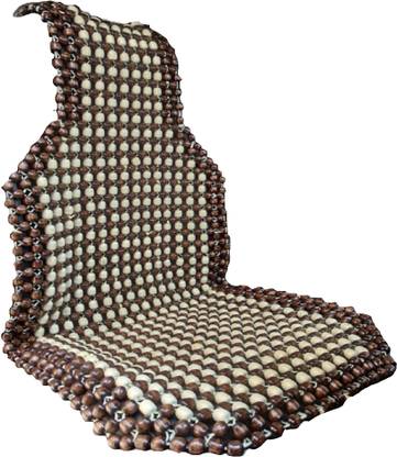 Q1 Beads Wooden Car Seat Cover For Volkswagen, Mahindra, Hyundai, Toyota, Ford, Tata, Fiat, Maruti, Kia, MG, Mini Cooper, Jeep, Honda, Skoda, Datsun Endeavour, Tucson, Thar, Triber, TUV-300, Tiago, City, Ciaz, Swift Dzire, Harrier, Venue, i20, i10, WagonR, Accord, Eeco, Xylo